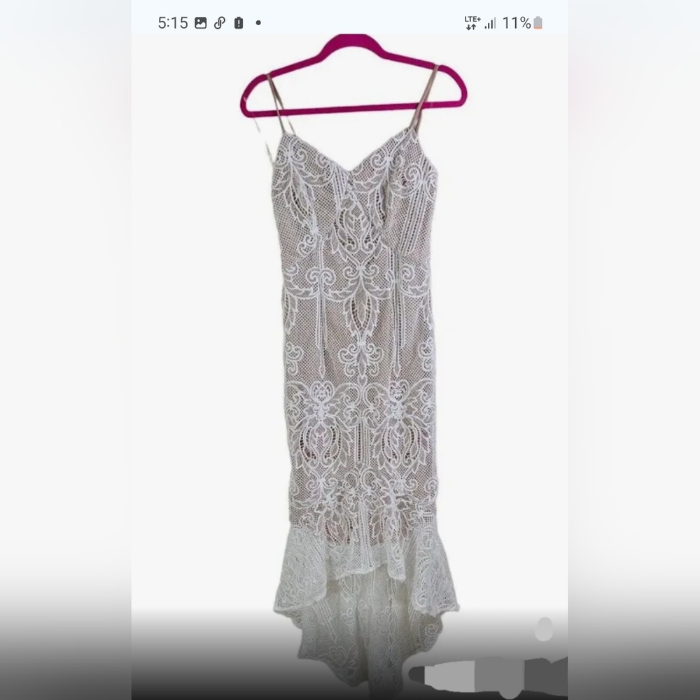 Stunning Cream Lace Dress (M)